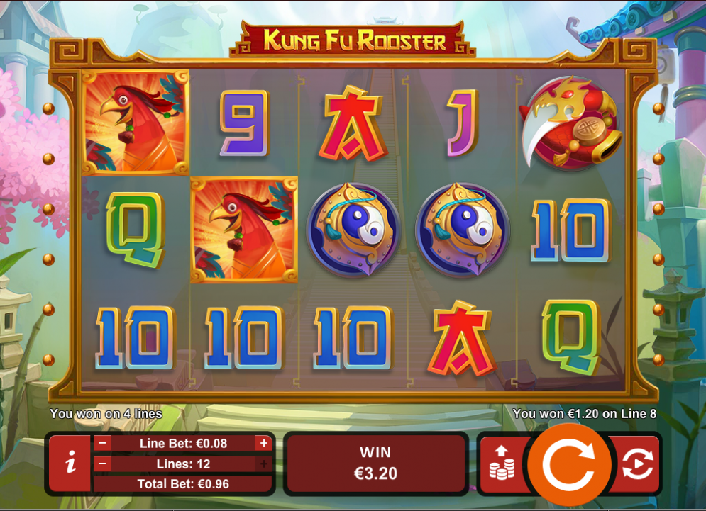 Kung Fu Rooster Slot: Martial Arts Adventure 2