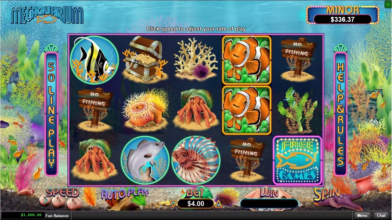 Megaquarium Slot: Underwater Adventure of Wins 1